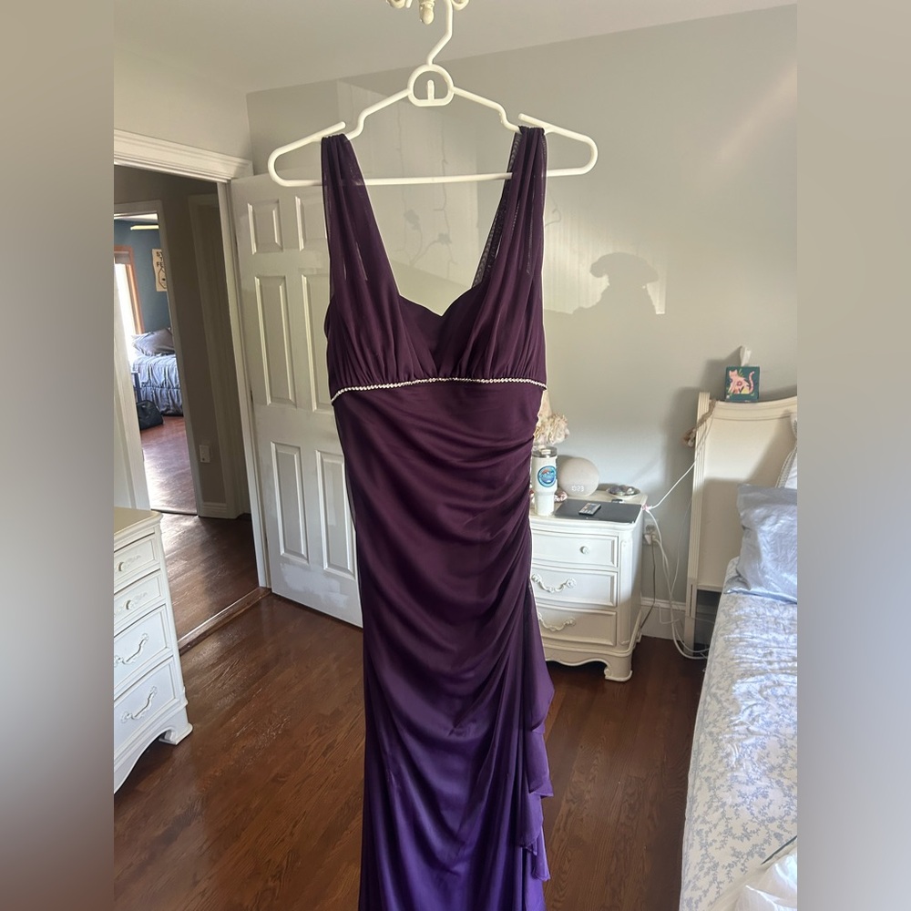 Vintage Betsy & Adam Plum Formal Dress